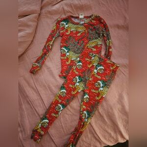 Printfesh Holly Jolly Bagheera Kids Size 4 euc